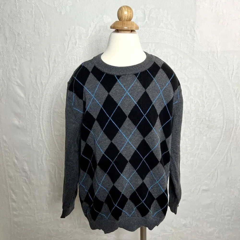Boy's Old Navy Argyle Sweater